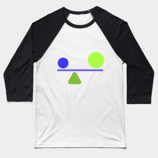 harmonious shapes balance light colors Baseball T-Shirt